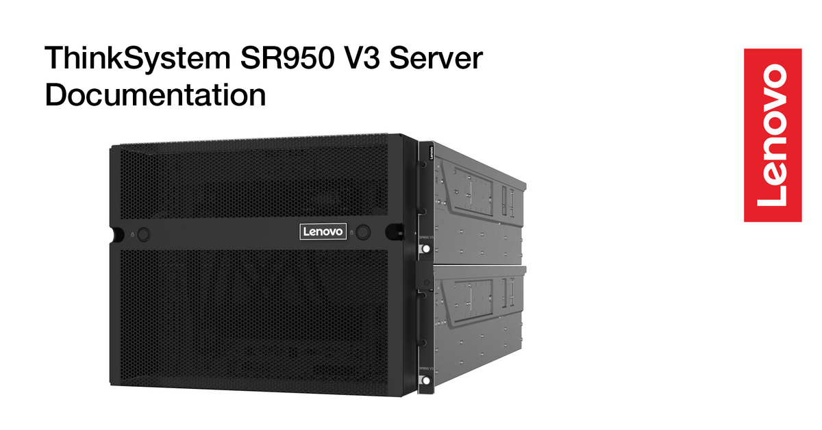 Lenovo ThinkSystem SR950 V3 sunucu